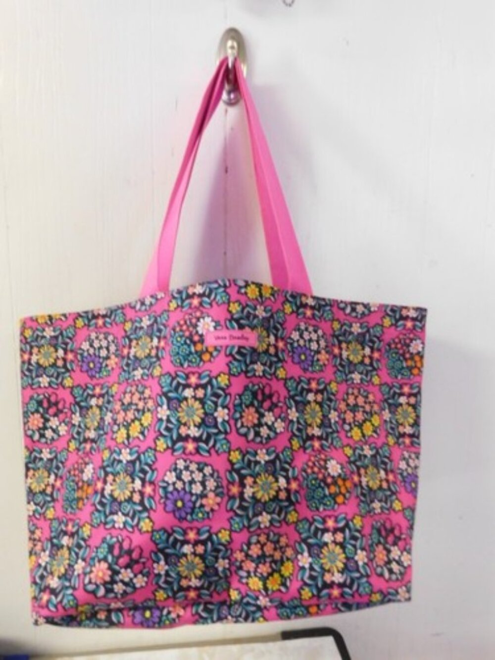Vera Bradley ReActive Drawstring Family Tote Party Beach Shopper Tote